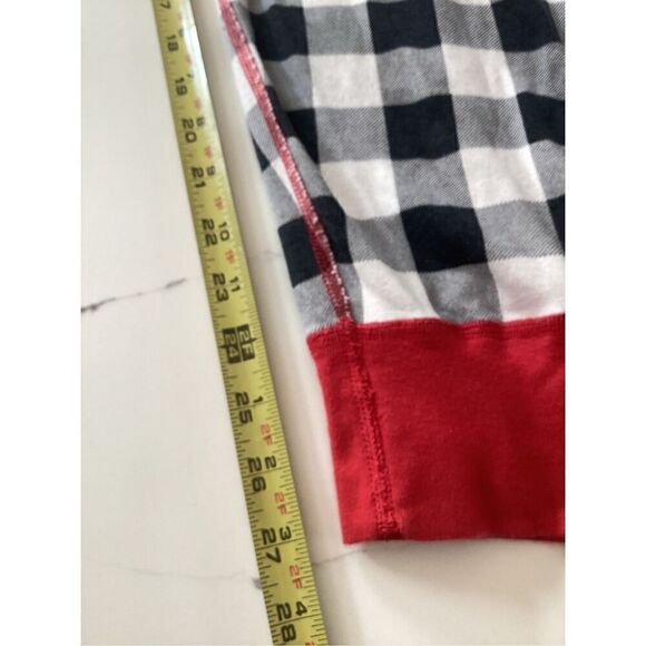 Hanna Andersson Womens Buffalo Check Henley Top Sz M Jogger Pants XL - Picture 10 of 12